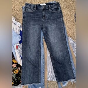 Mica denim cropped jeans size 28